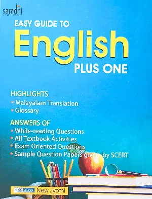 Plus One Easy Guide to English (HSE/VHSE/CBSE/Open School) for +1 Students | Latest Edition | New Jyothi