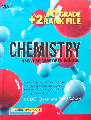 Plus Two Chemistry A+ Grade Rank File for HSE, VHSE, CBSE, Open School - Based on NCERT Syllabus - New Jyothi