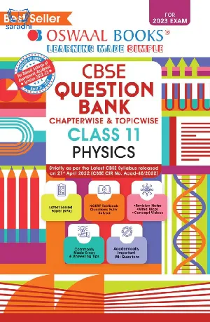 Plus One | Oswaal Physics | Chapterwise & Topicwise Question Bank For CBSE Students | For 2023 Exam