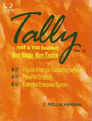 Tally Ver 9 ERP GST (VAT & TDS Enabled) | C Nellai Kannan