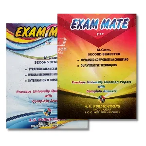 Exam Mate for M Com Second Semester Guide | MG University