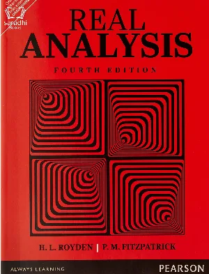 Real Analysis | HL Royden, PM Fitzpatrick | Fourth Edition | Pearson