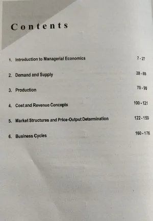 Managerial Economics | BBA Semester 1 | Calicut University