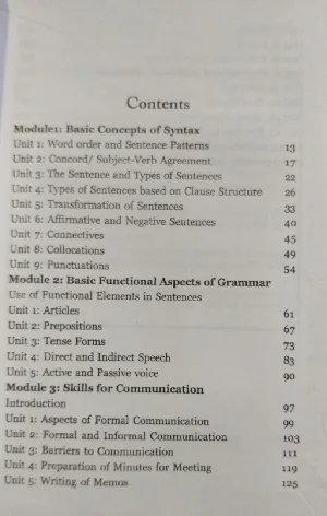 Functional Grammar and Communication in English | BA English Semester 1 | Calicut University
