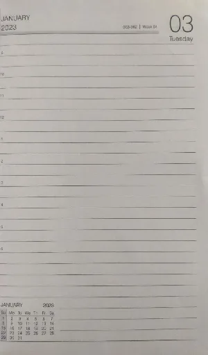 Executive Diary 2023 | Ruled 22 x 14 cm