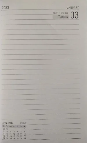 Executive Diary 2023 | Ruled 20 x 12.5 cm