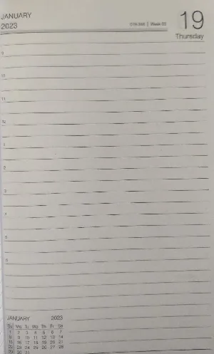 Executive Diary 2023 | Ruled 22 x 14 cm