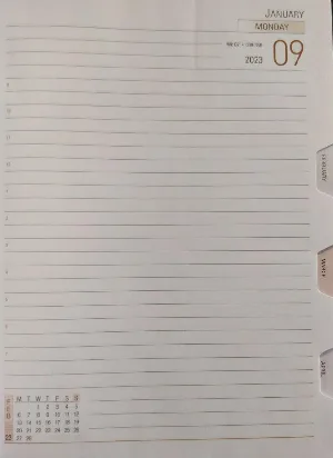 Executive Diary 2023 | Ruled 24.5 x 18.5 cm