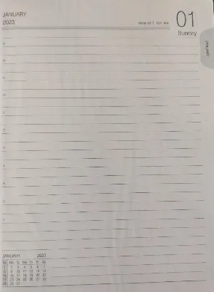 Executive Diary 2023 | Ruled 23 x 17.5 cm 