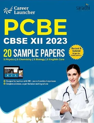 PCBE CBSE Class XII 2023 | 20 Sample Papers | 5 Physics, 5 Chemistry, 5 Biology, 5 English Core | GK Publications
