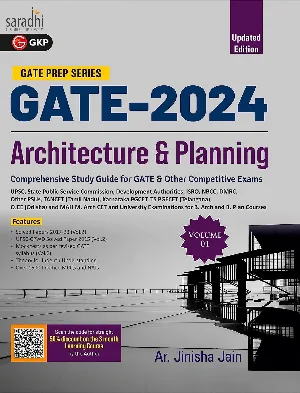 GATE 2024 Architecture & Planning Volume 1 | Guide by Ar. Jinisha Jain | GK Publications
