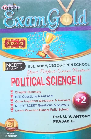 Plus Two Exam Gold Political Science | HSE, VHSE, CBSE & State Open School 