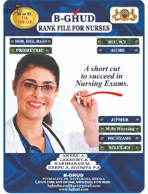 B-GHUD Rank File for Nurses | MOH, DHA, HAAD RCC, SCT PROMETRIC, AIIMS, JIPMER M.Sc Nursing PSC EXAMS NCLEX-RN | B-GHUD Academy